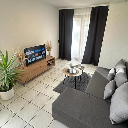 In Rheinfelden, Grenznaehe Und Blick Auf Schweiz